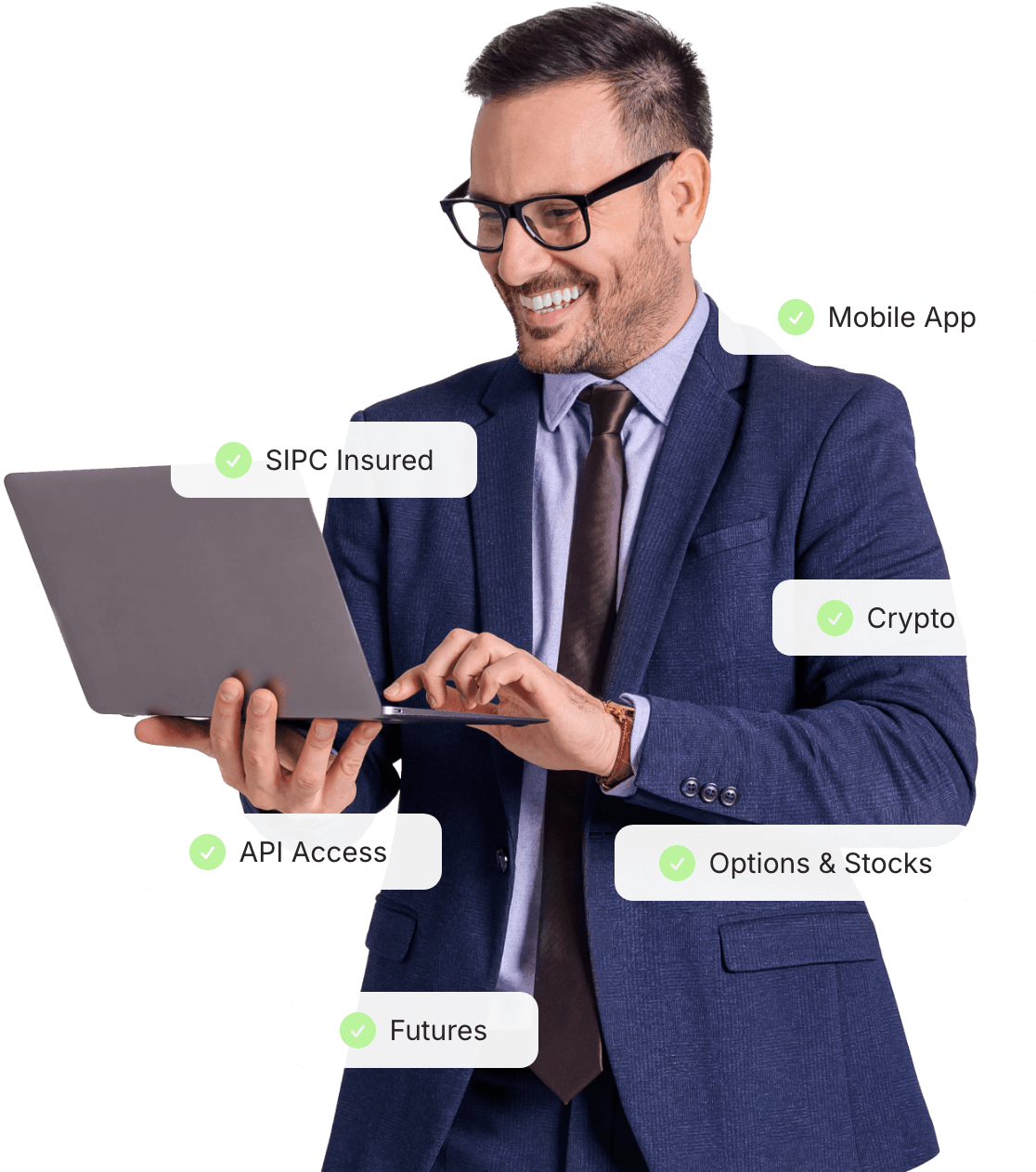 Trader using the Tradier partner platform